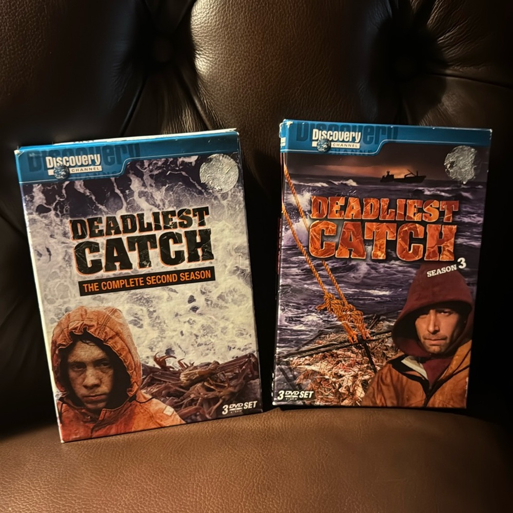 $5 bundled - Deadliest Catch the Complete Second Season and Season 3 DVDs